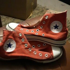 Converse girls or boys red sneakers...Chuck Taylor